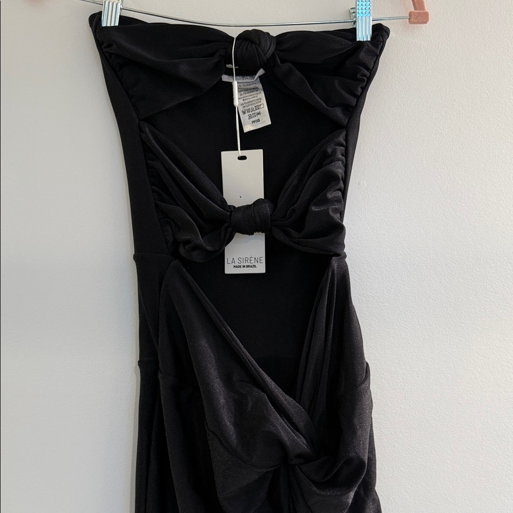 Black Backless Dress
